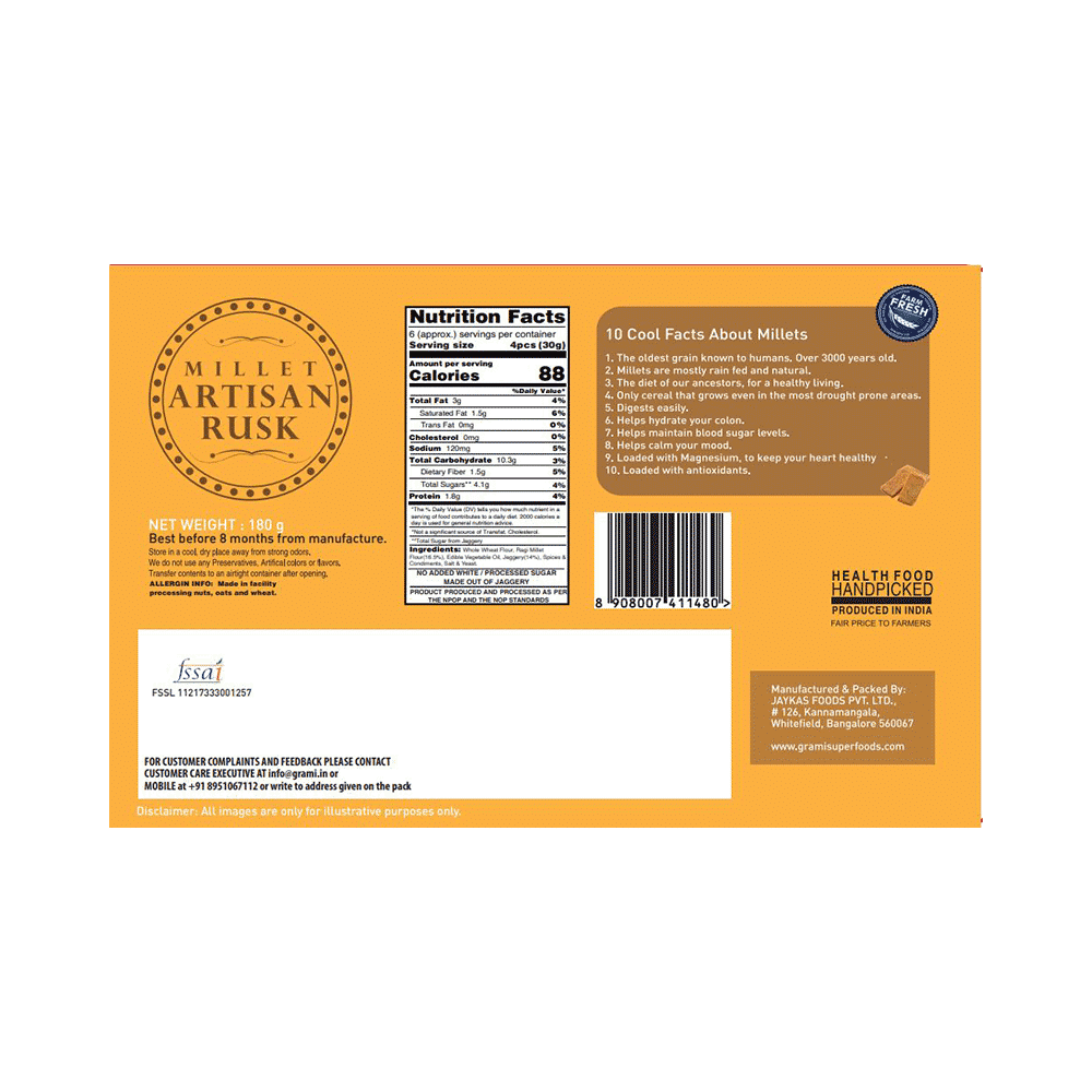 Grami Superfoods Ruskins Ragi - Image 3