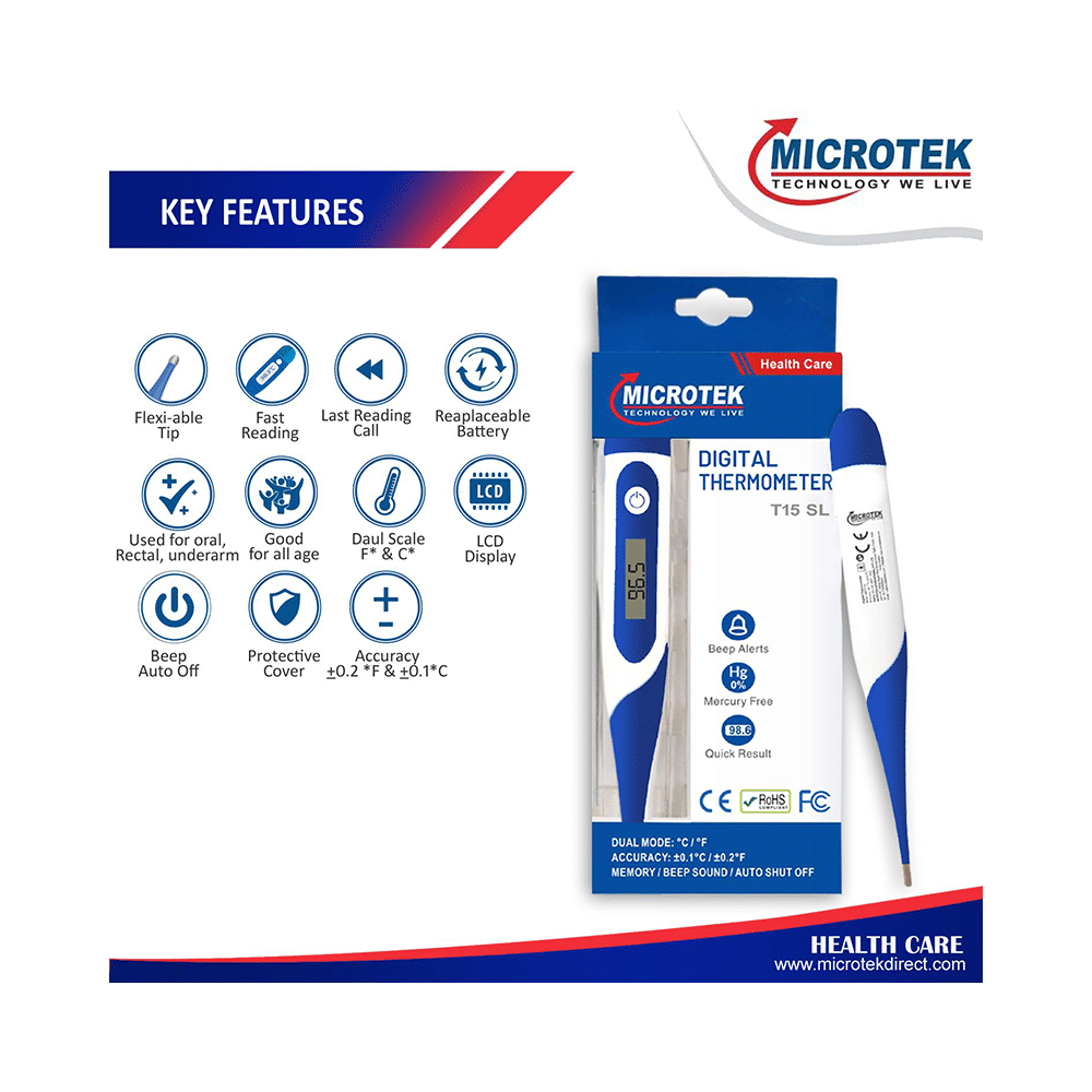 Microtek T15 SL Digital Thermometer - Image 2