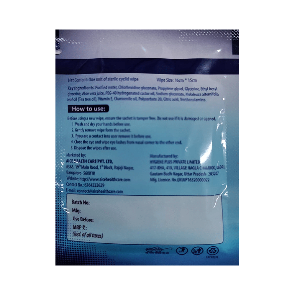 Aice Comfortz Sterile Eye Wipes - Image 5
