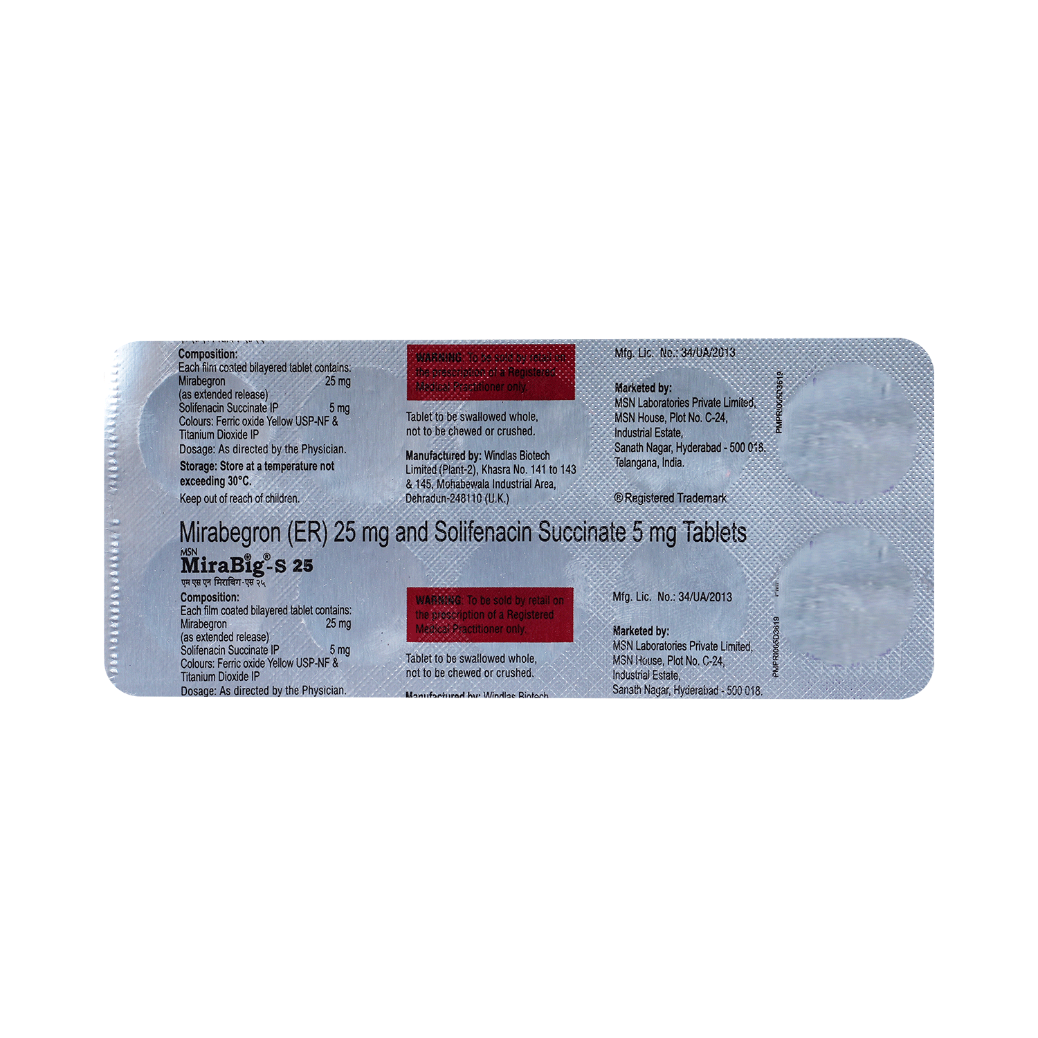 Mirabig-S 25 Tablet ER - Image 5