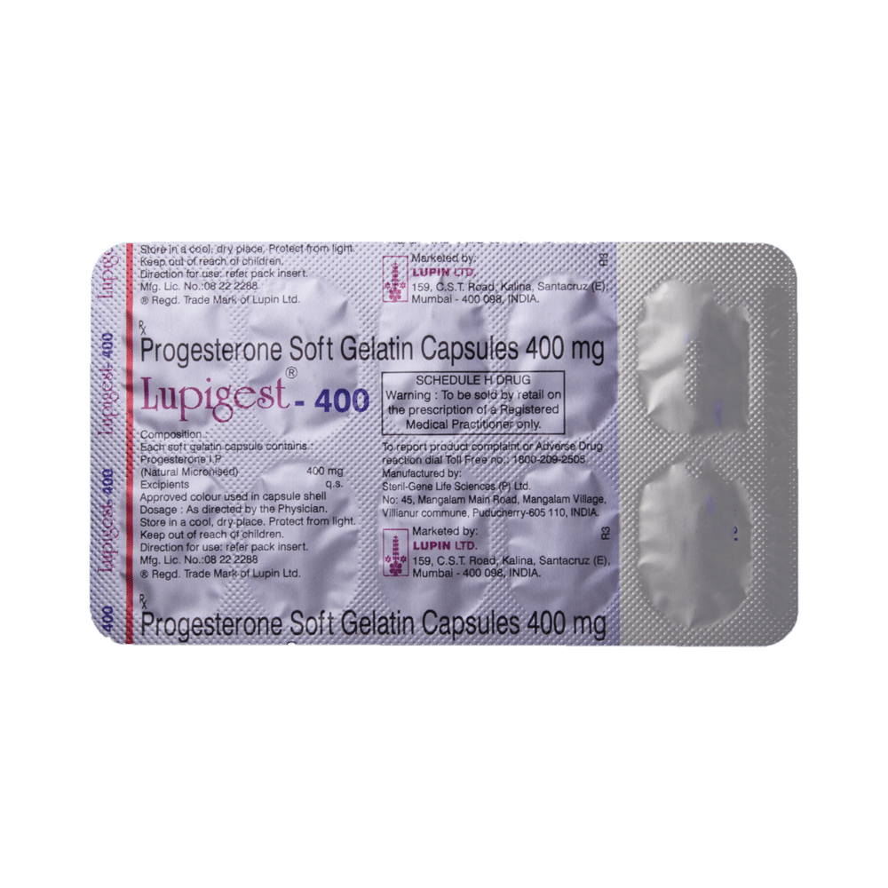 Lupigest 400 Soft Gelatin Capsule - Image 5