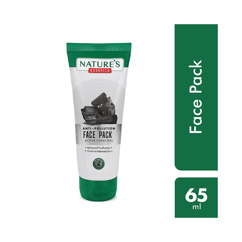 Nature's Essence  Anti Pollution Face Pack Active Charcoal - Image 4