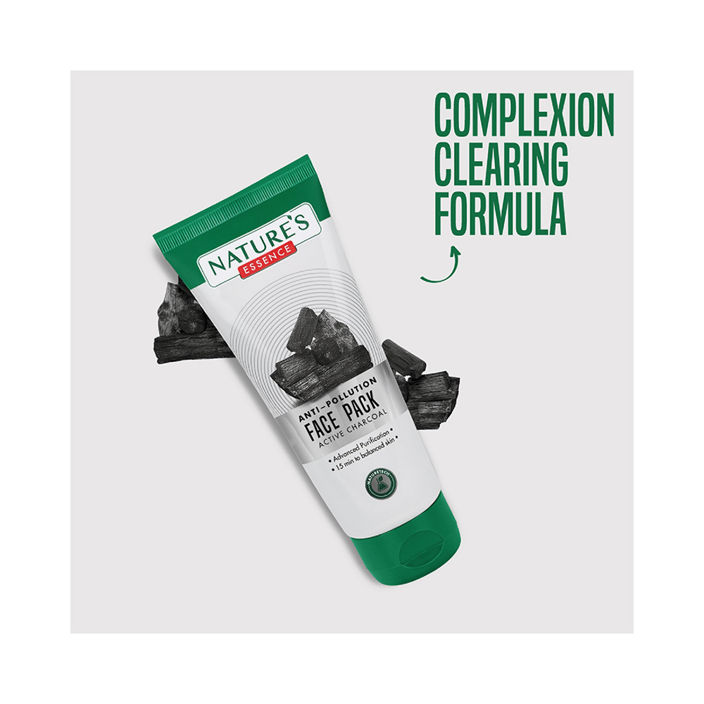 Nature's Essence  Anti Pollution Face Pack Active Charcoal - Image 6