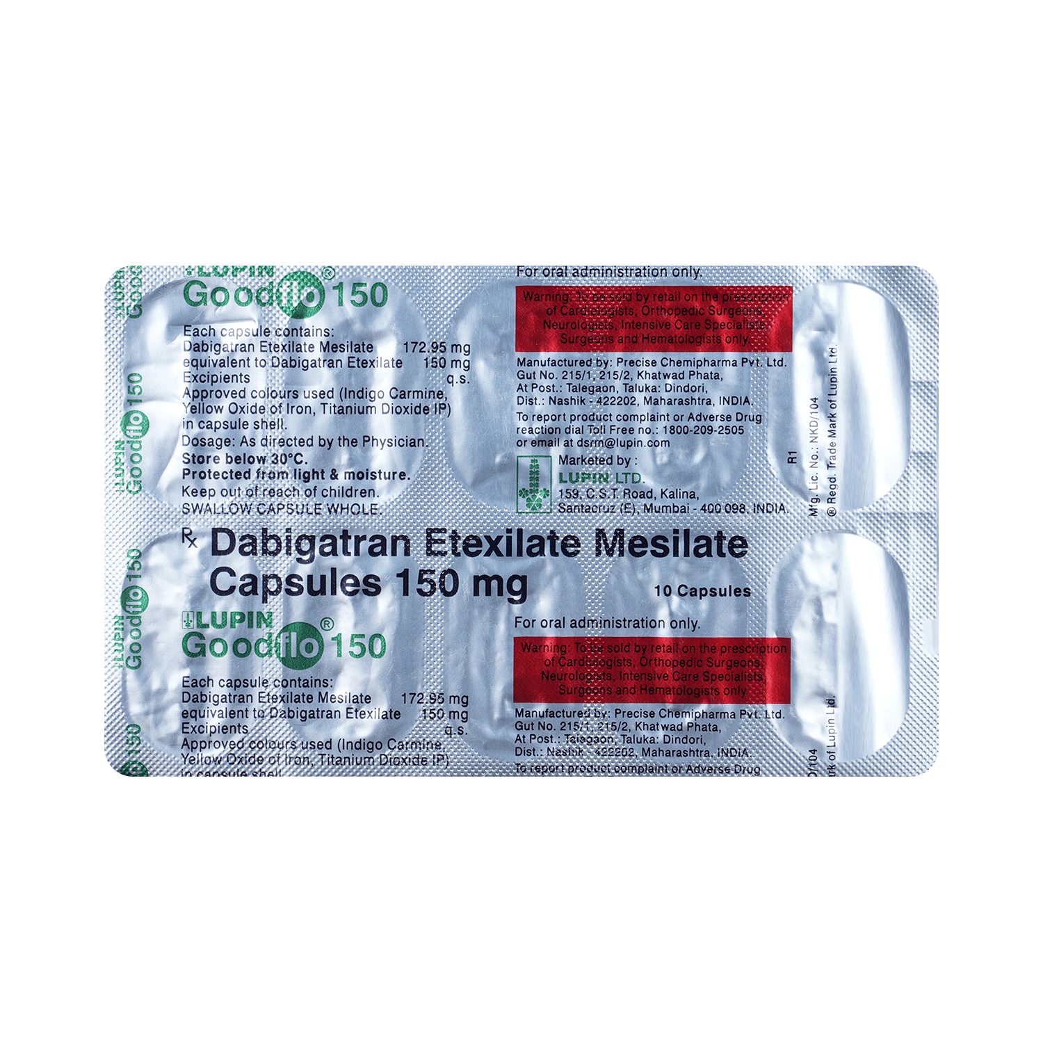 Goodflo 150mg Capsule - Image 3