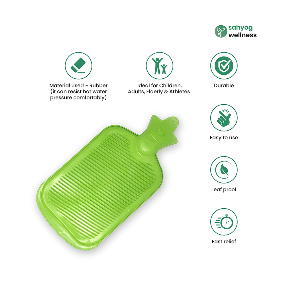 Sahyog Wellness Green Hot Water Bottle/Bag - Image 3