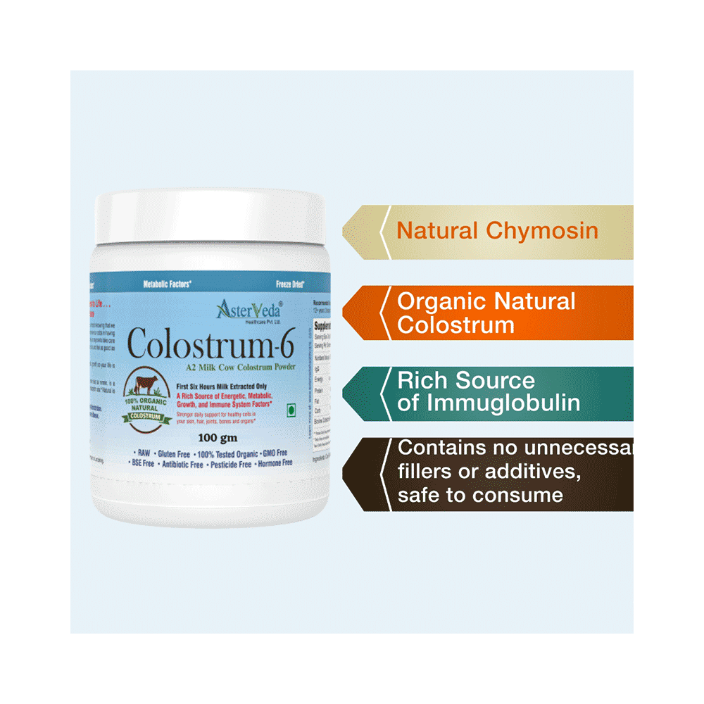 Asterveda Healthcare Organic Cow Colostrum for Energy, Immunity, Growth & Metabolism | - Image 4