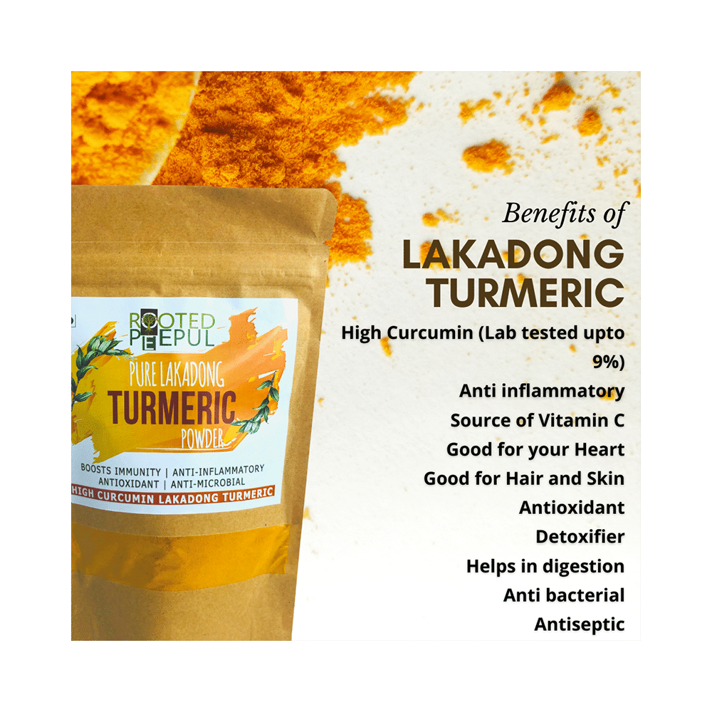 Rooted Peepul Pure Lakadong Turmeric Powder - Image 4