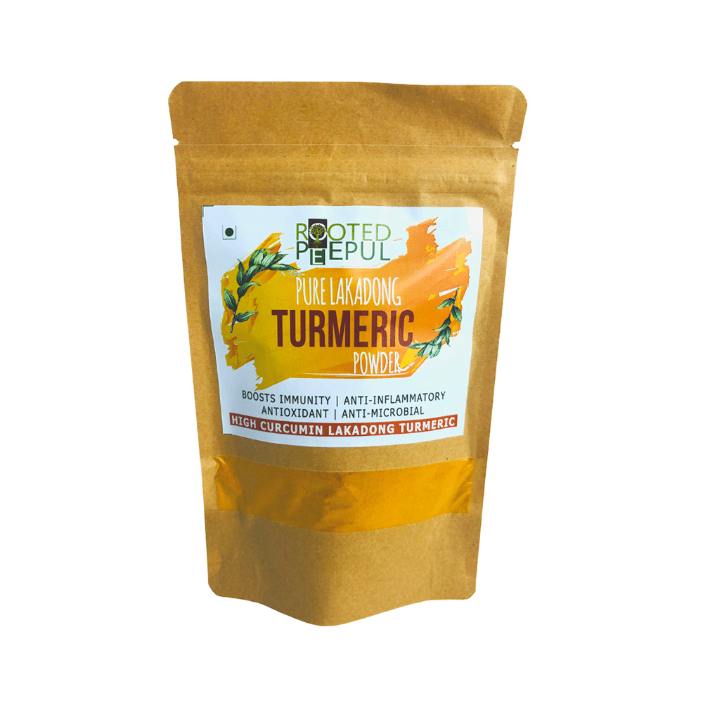 Rooted Peepul Pure Lakadong Turmeric Powder - Image 1