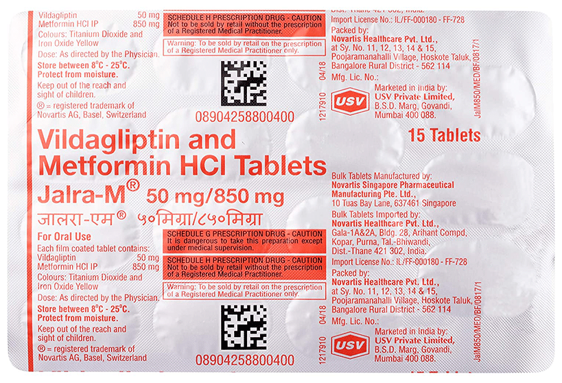 Jalra-M 50/850 Tablet - Image 2