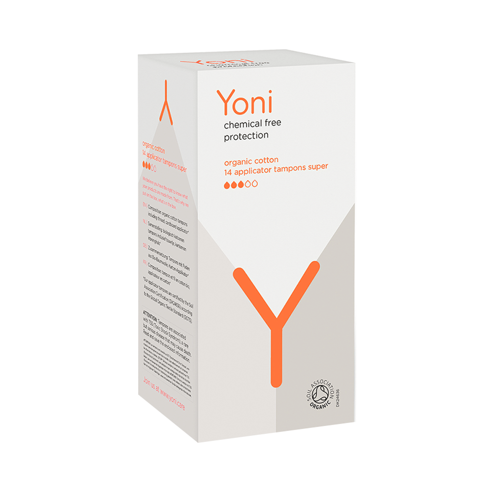 Yoni Organic Cotton 14 Applicator Tampon Super (14 Each) - Image 2