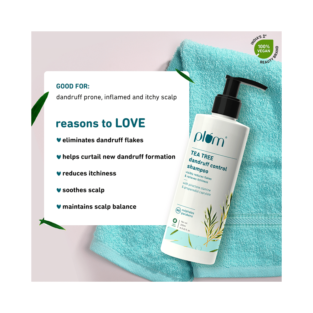 Plum Tea Tree Dandruff Control Shampoo - Image 5
