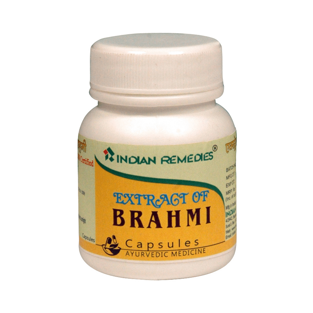 Indian Remedies Extract of Brahmi Capsule - Image 1