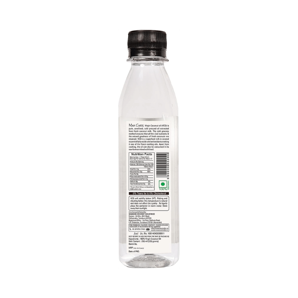 Max Care Virgin Coconut Cold Pressed Oil (250 ml Each) - Image 2