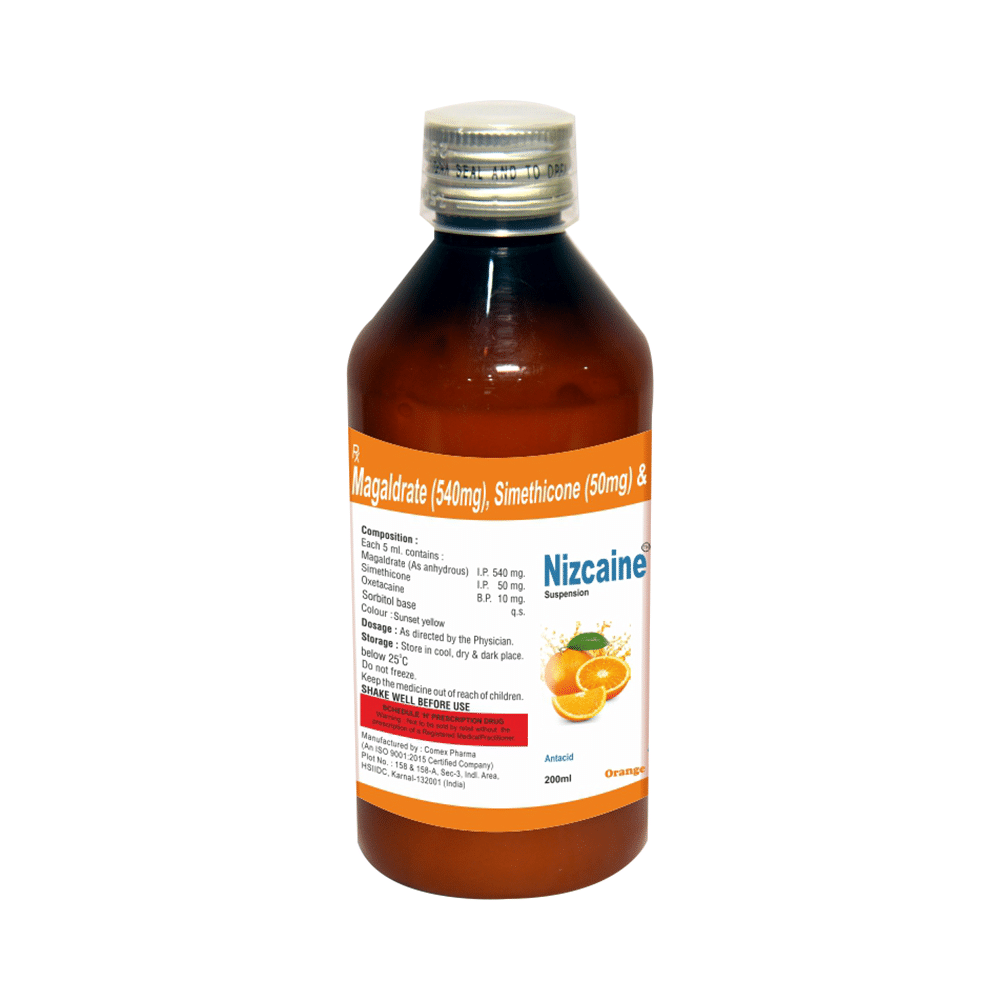 Nizcaine Gel Orange Sugar Free - Image 2