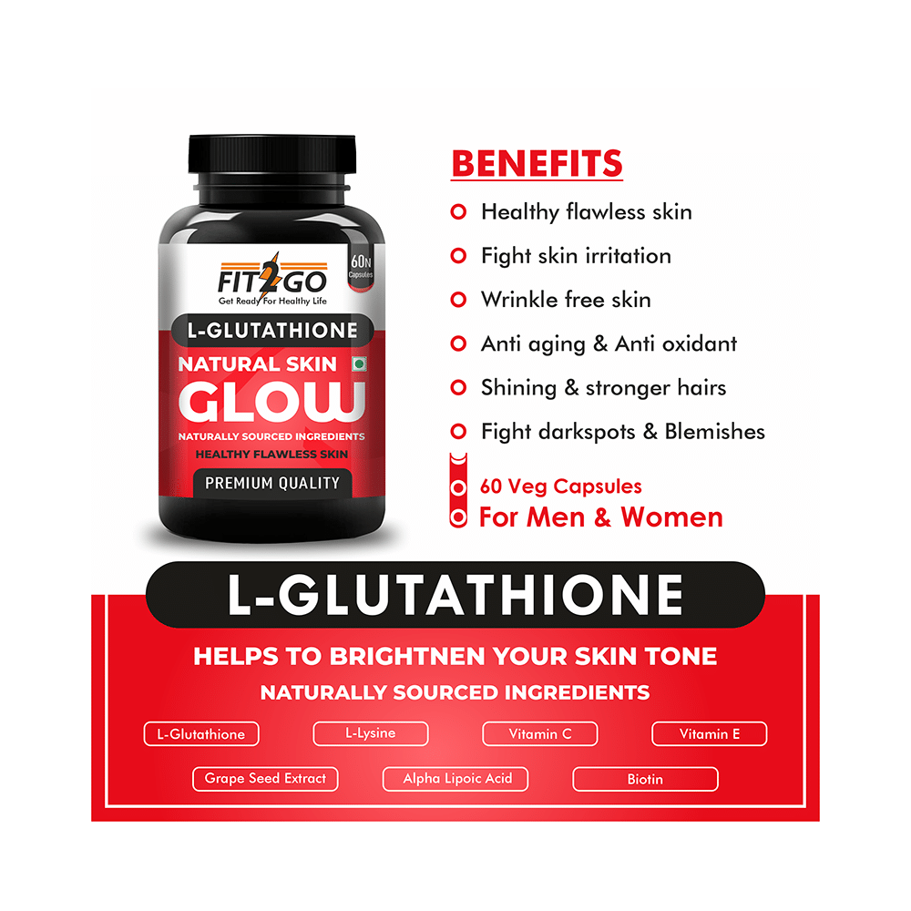 Fit 2 Go L Glutathione Natural Skin Glow Capsule - Image 4