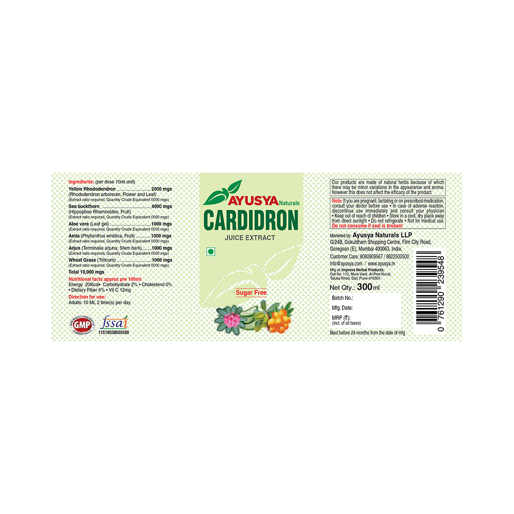 Ayusya Cardidron Juice - Image 3