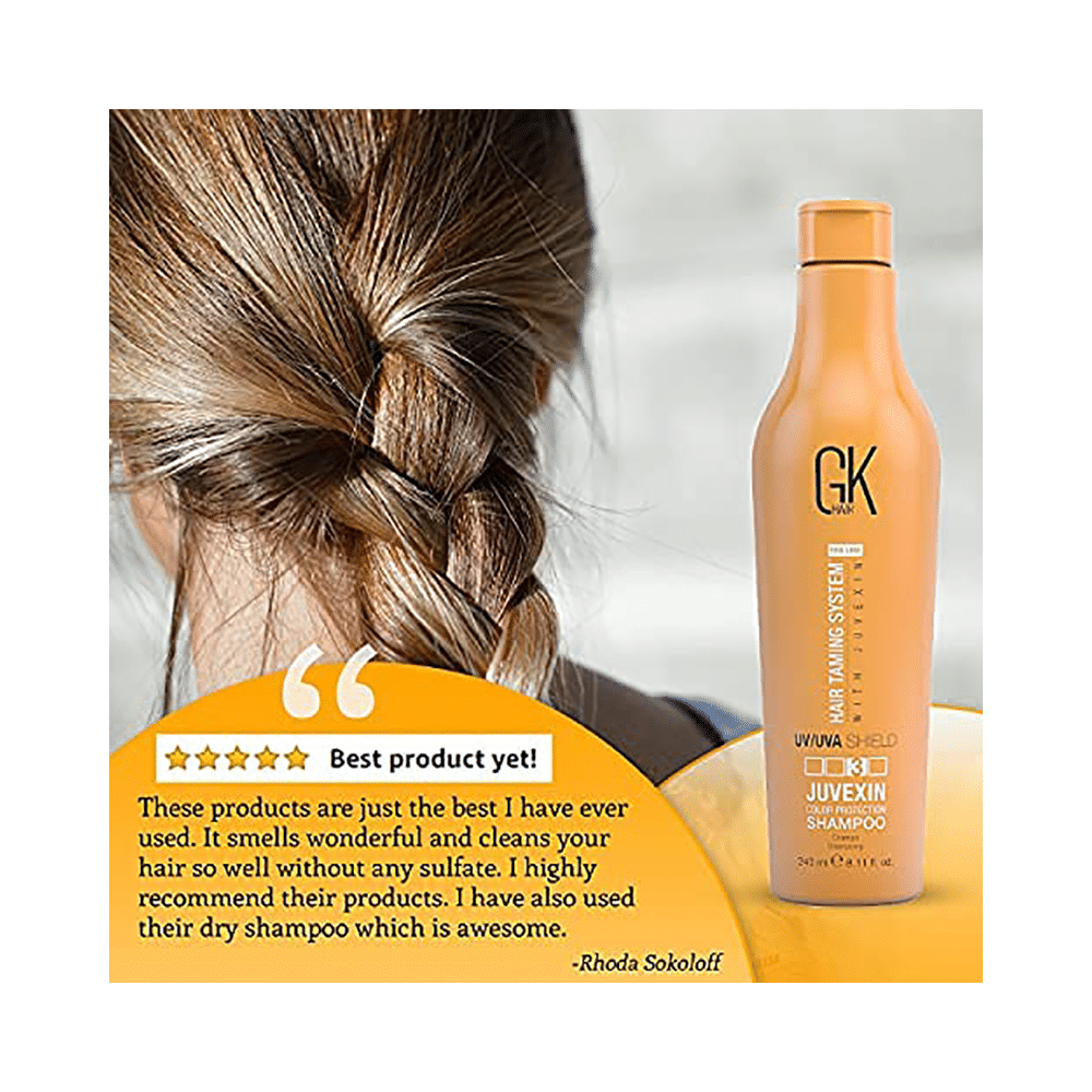 GK Hair UV/UVA Shield Juvexin Color Protection Shampoo - Image 7