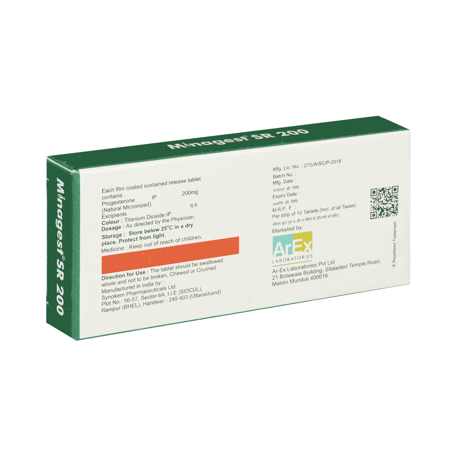 Minagest SR 200 Tablet - Image 3