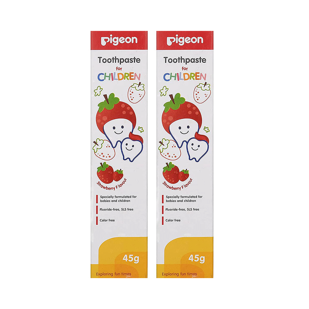 Pigeon Toothpaste for Children (45gm Each) Strawberry