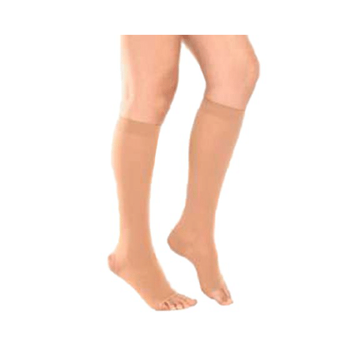 Tynor I68 Medical Compression Stocking Below Knee High Class 3 (Pair) Medium - Image 1
