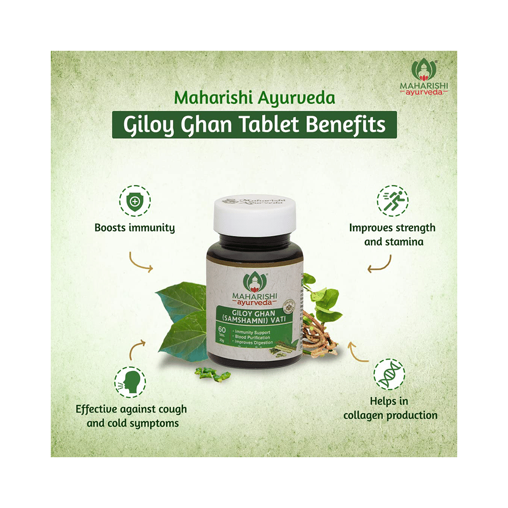 Maharishi Ayurveda Giloy Ghan (Samshamni) Vati - Image 3