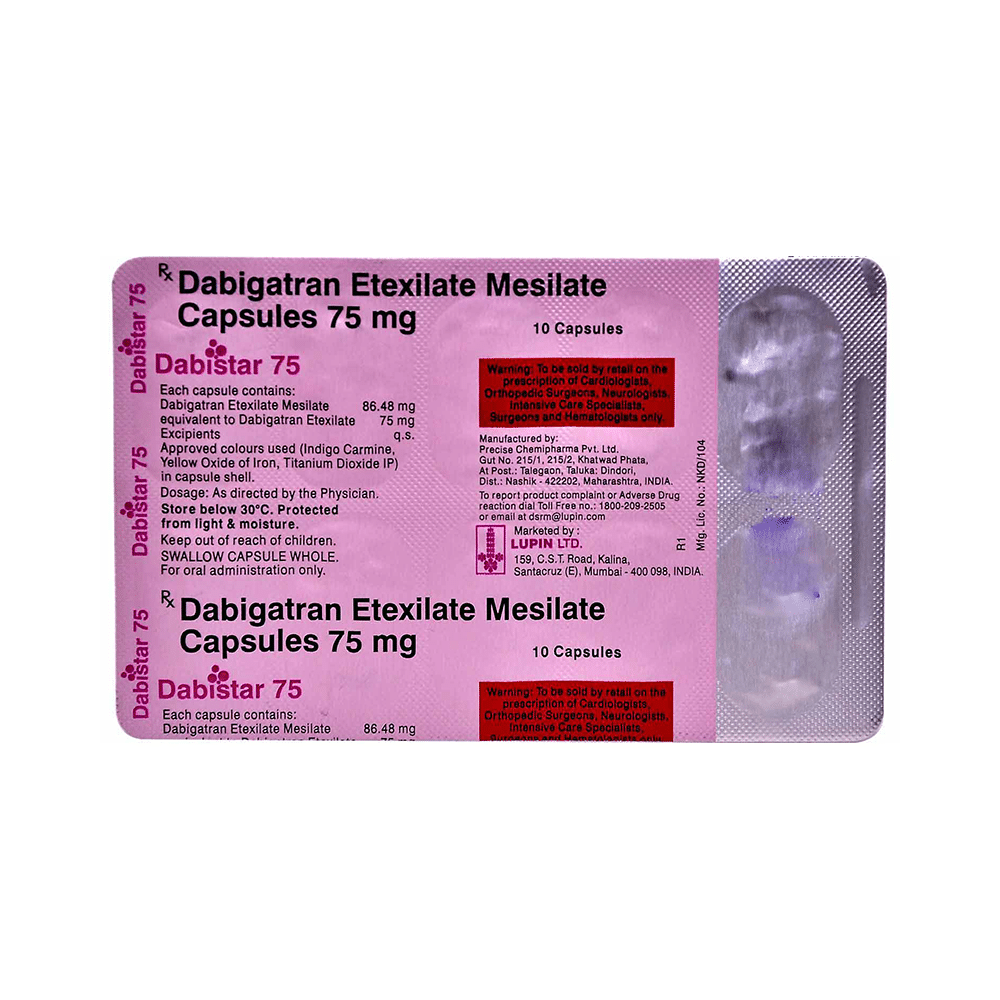 Dabistar 75mg Capsule - Image 3