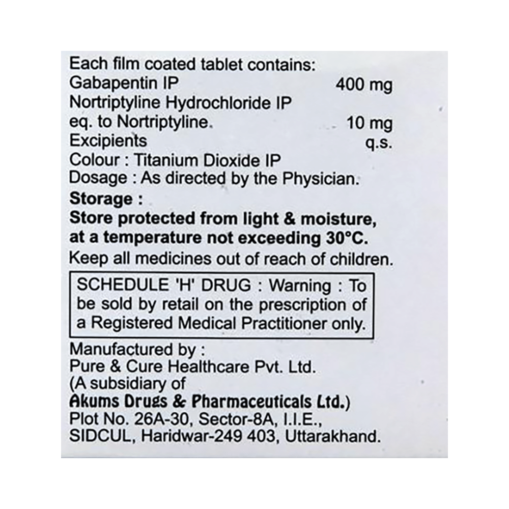 Laregab NT 400mg/10mg Tablet - Image 3