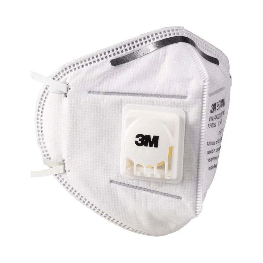 3M 9504 INV P P2 Respirator Mask White - Image 3