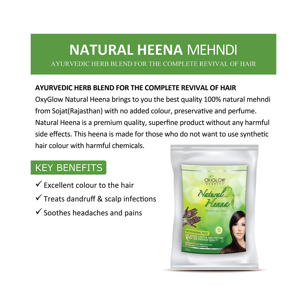 Oxyglow Herbals Natural Heena - Image 3