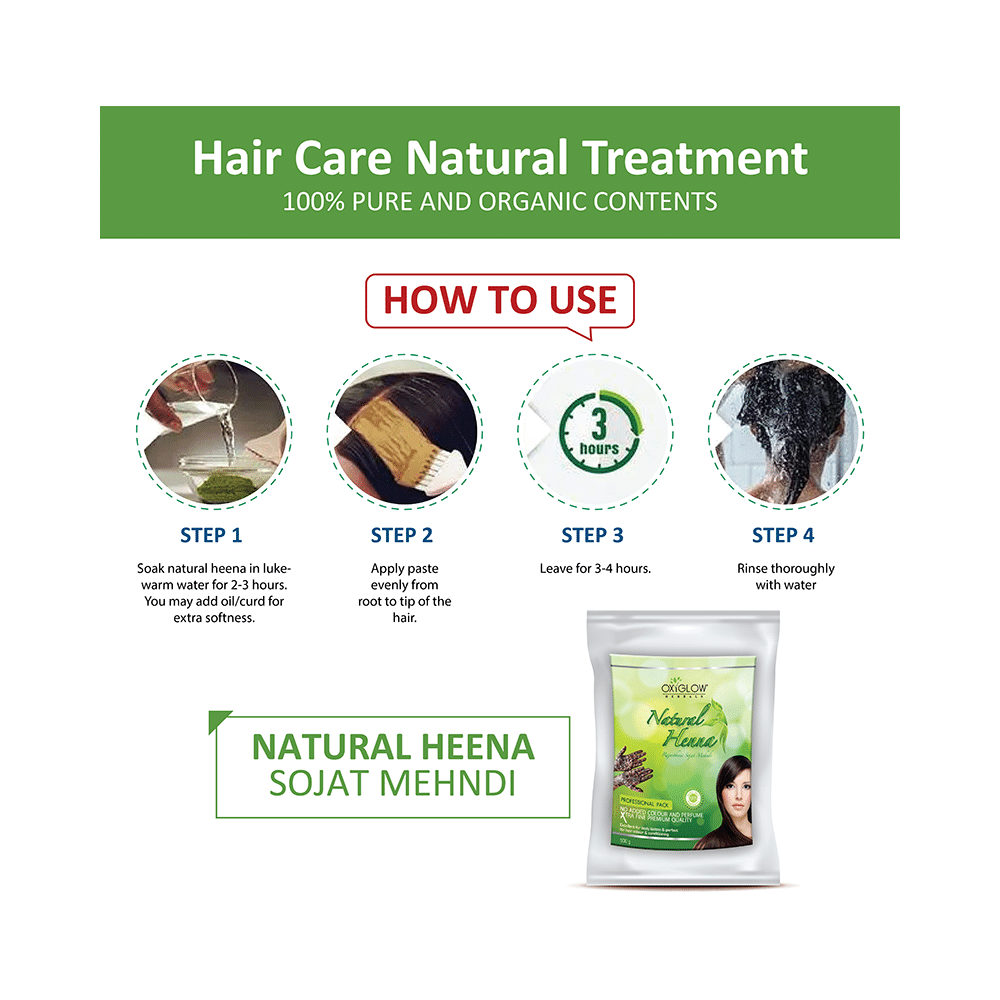 Oxyglow Herbals Natural Heena - Image 5