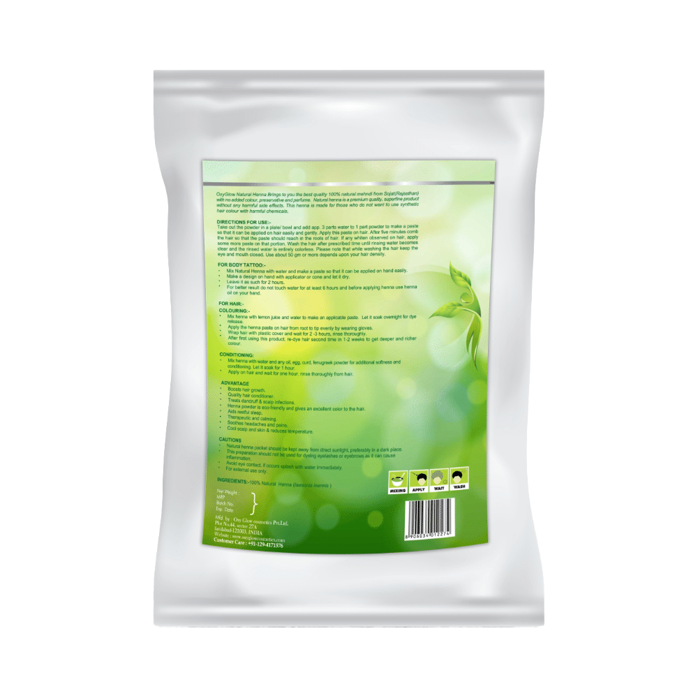 Oxyglow Herbals Natural Heena - Image 2