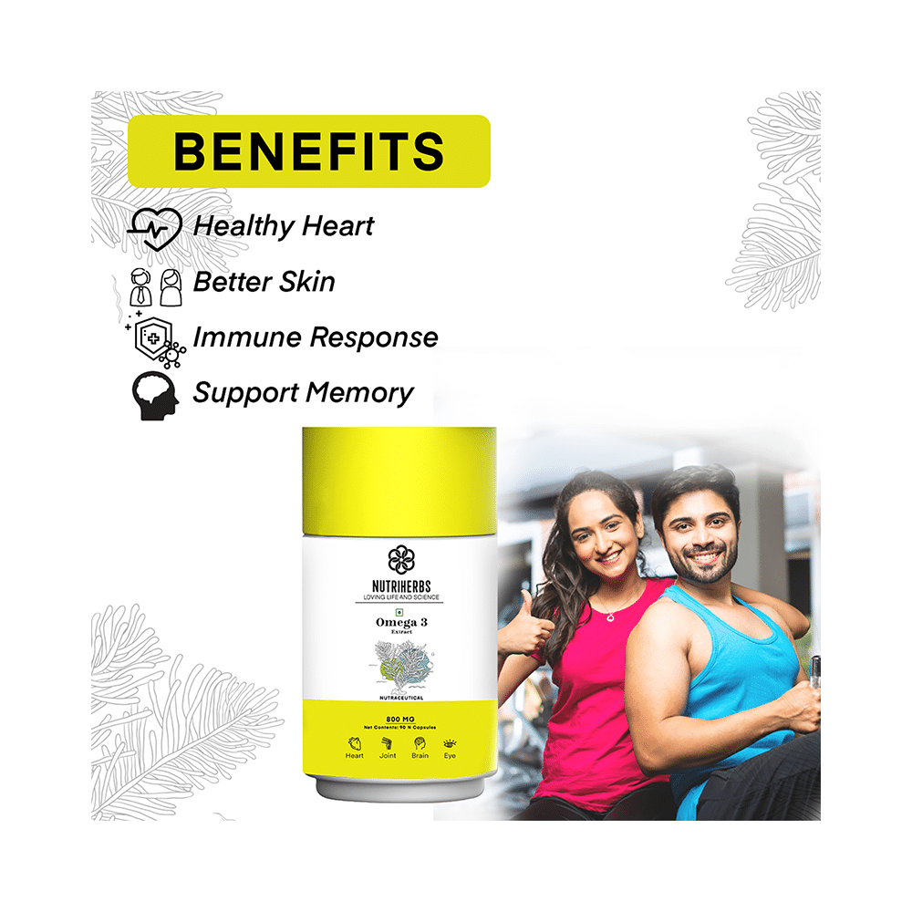 Nutriherbs Omega 3 Extract 800mg Capsule - Image 5