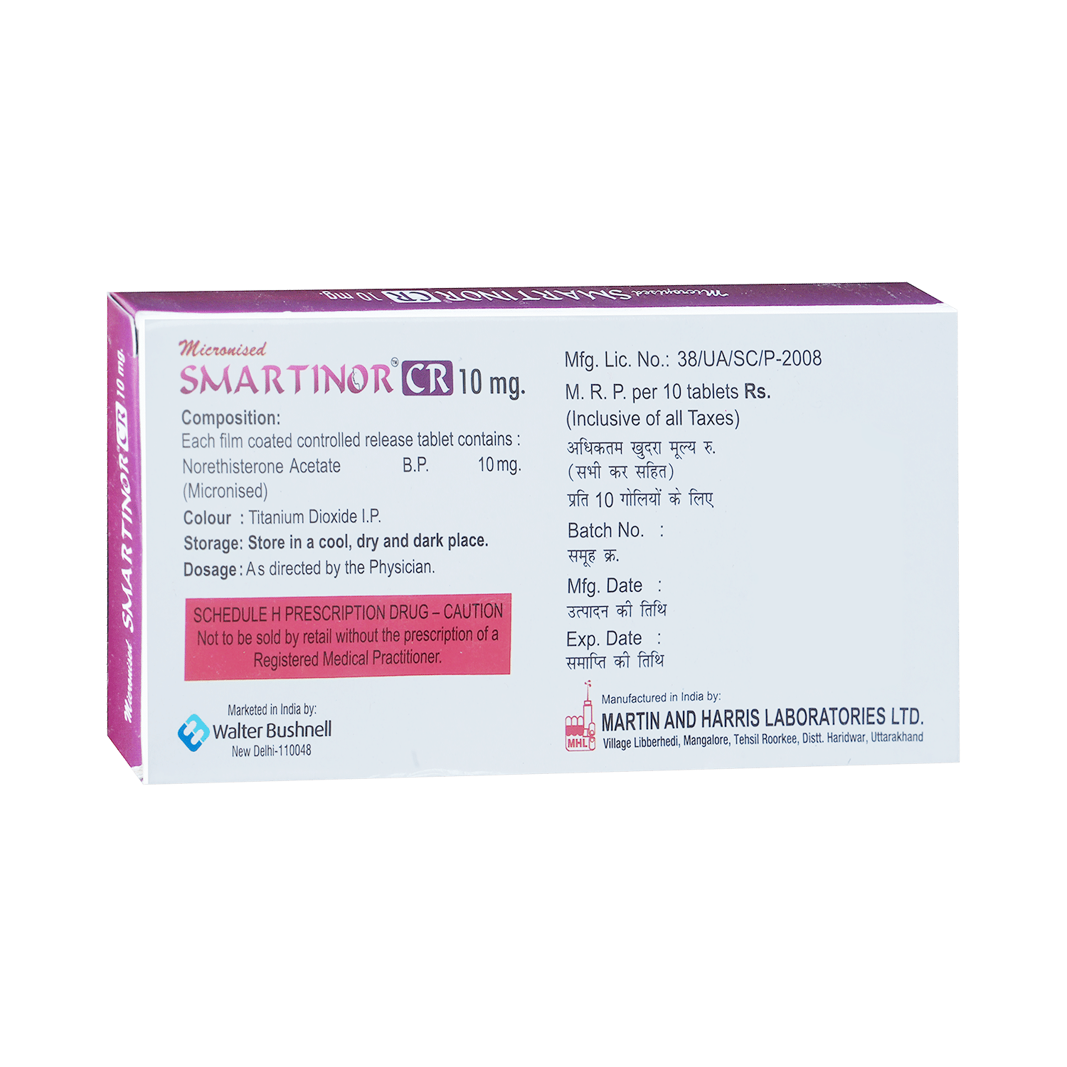 Smartinor CR 10mg Tablet - Image 3