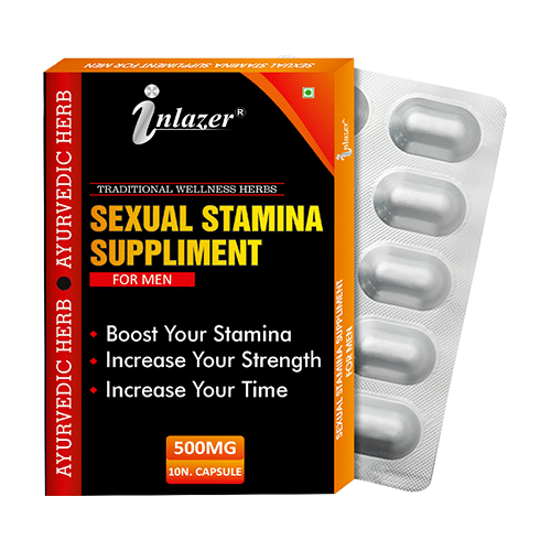 Inlazer Sexual Stamina Supplement for Men Capsule - Image 1