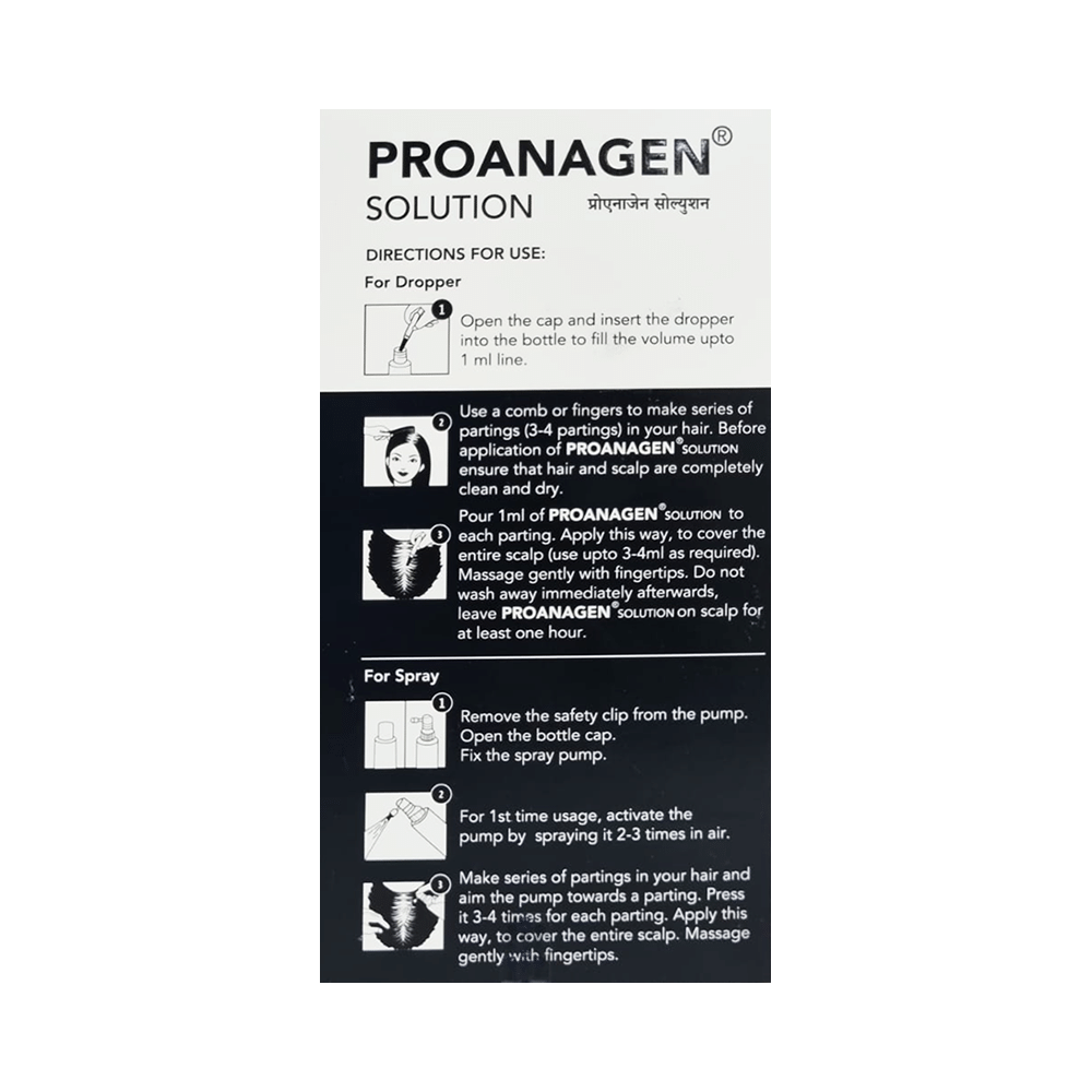 Proanagen Alcohol-Free Solution | For Healthy & Stronger Hair - Image 2