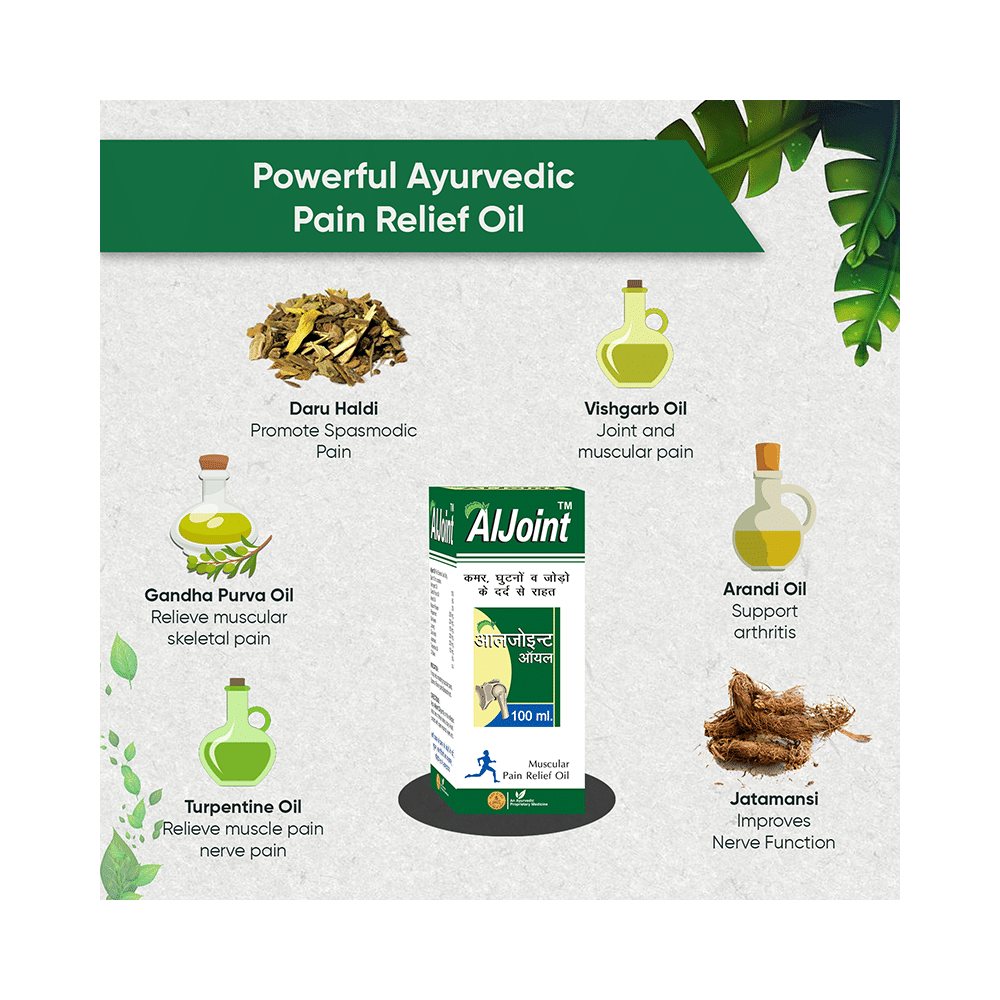 AlJoint Muscular Pain Relief Oil (100ml Each) - Image 3
