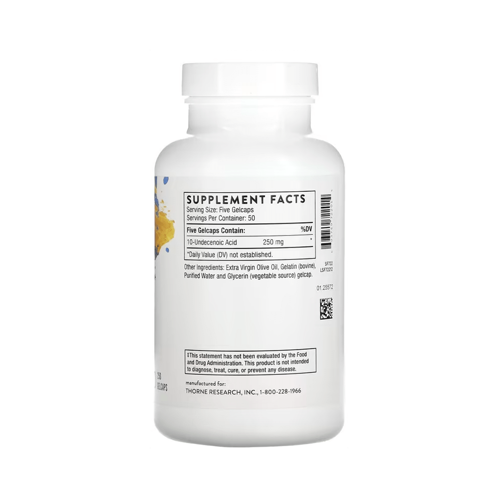 Thorne Undecylenic Acid Gelcaps - Image 2