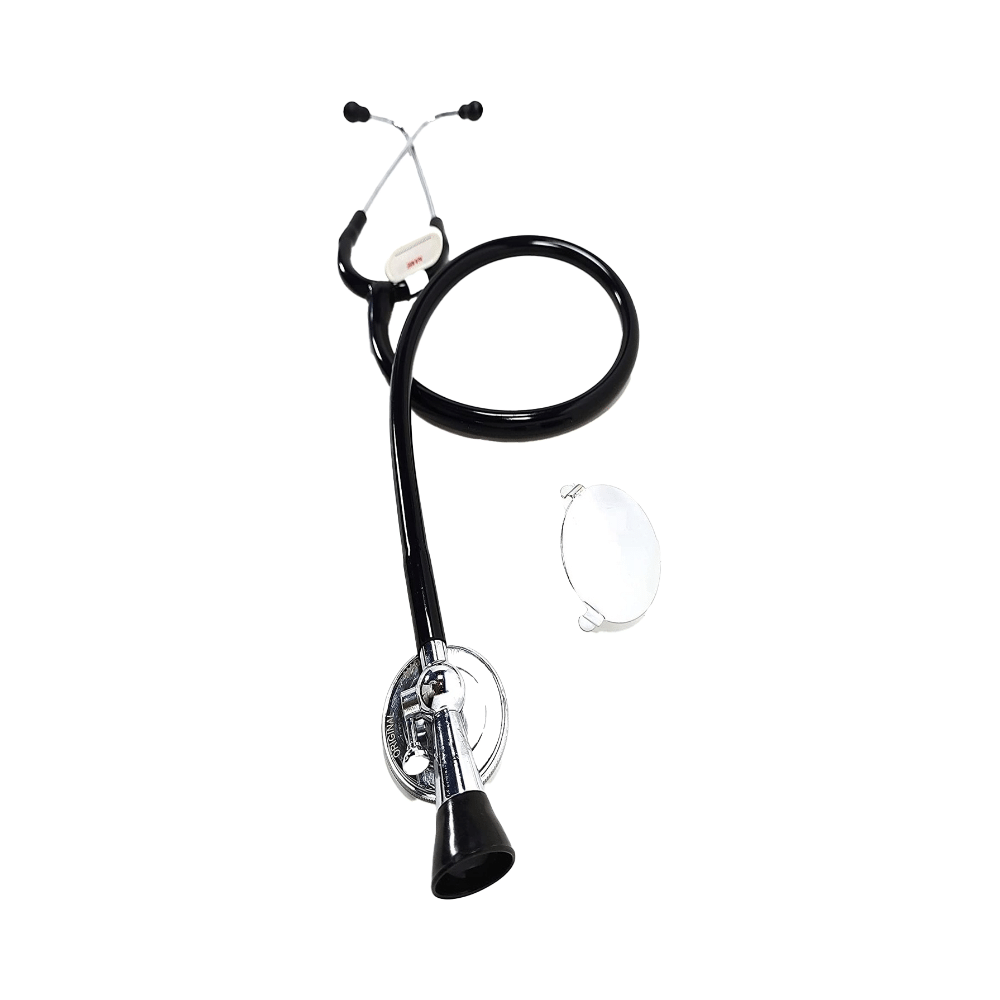 Agarwals H Dass Bell Type Stetoscope with Fetoscope Black
