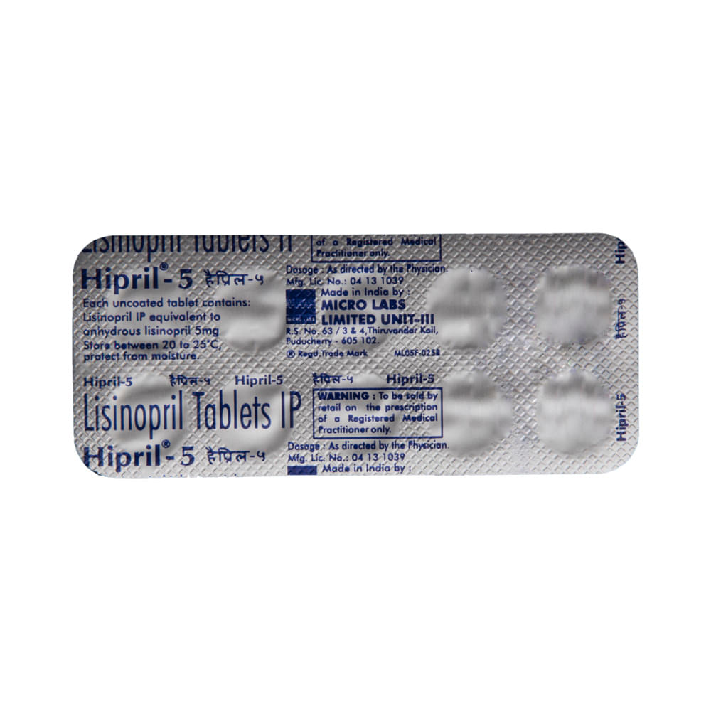 Hipril 5 Tablet - Image 5