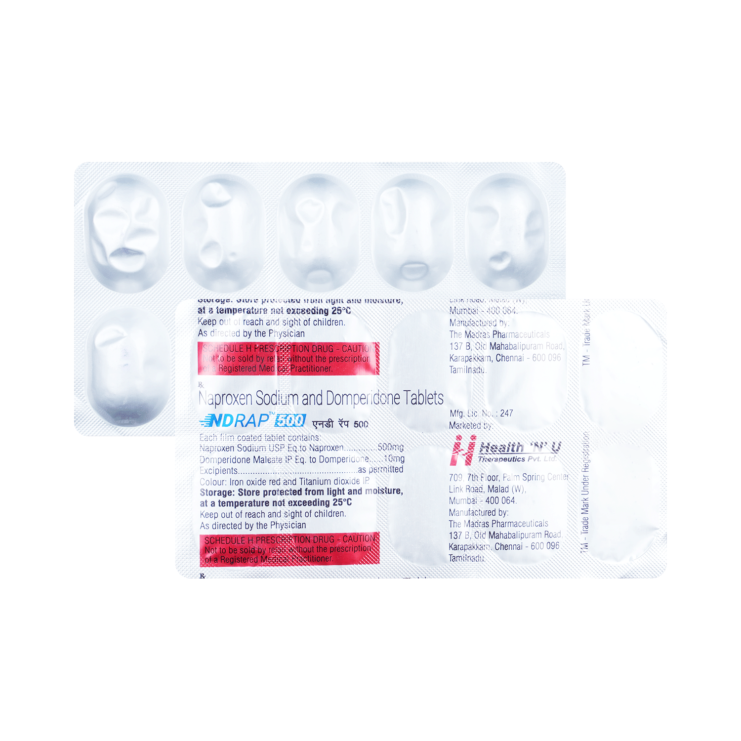 Ndrap 500mg/10mg Tablet - Image 1