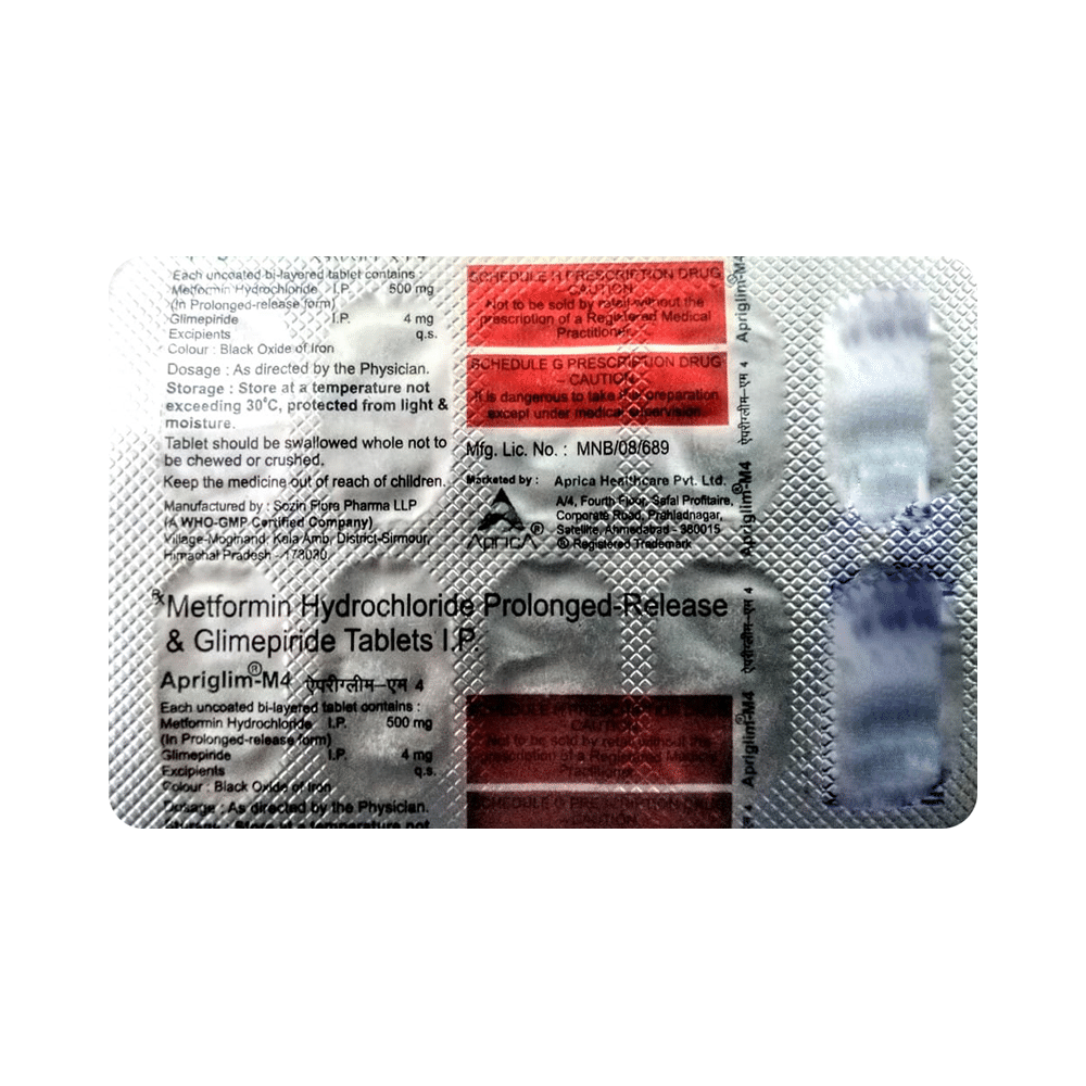 Apriglim-M 4 Tablet PR