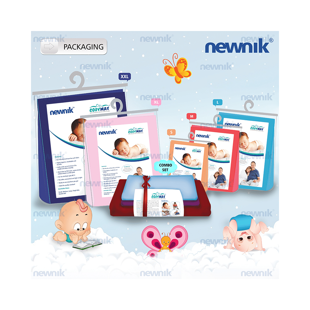 Newnik Cozymat, Dry Sheet (Size: 70cm X 50cm) Small Peach - Image 7