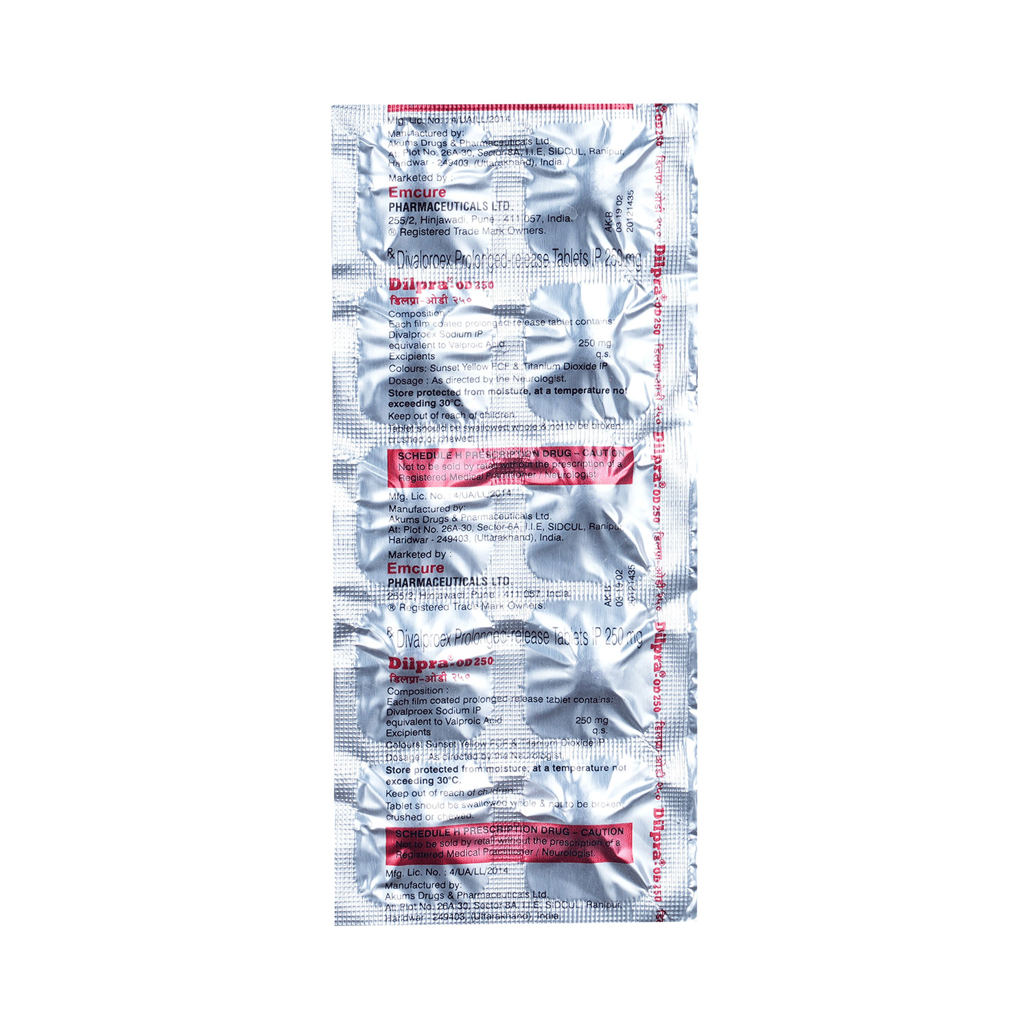 Dilpra-OD 250 Tablet PR - Image 2