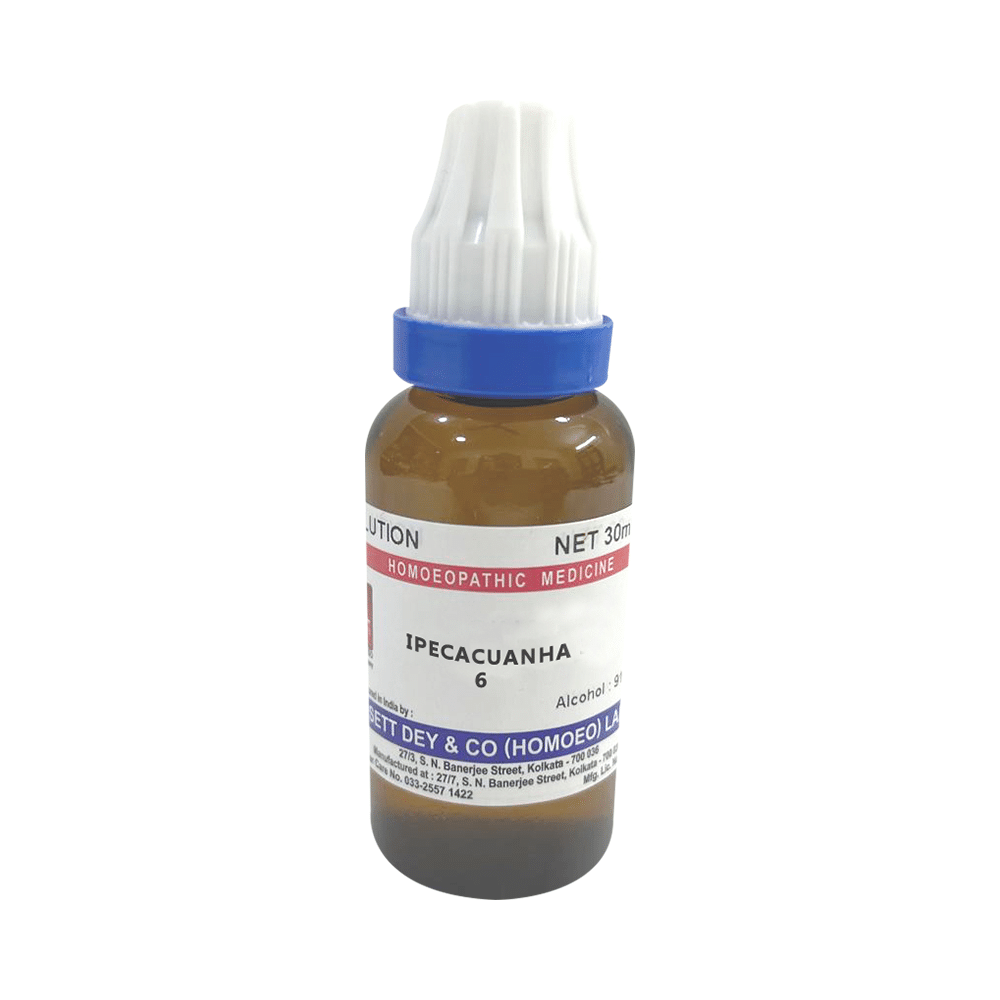 Sett Dey Ipecacuanha Dilution 6