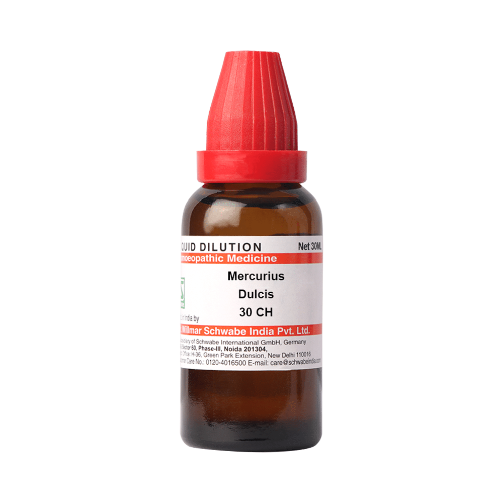 Dr Willmar Schwabe India Mercurius Dulcis Dilution 30 CH