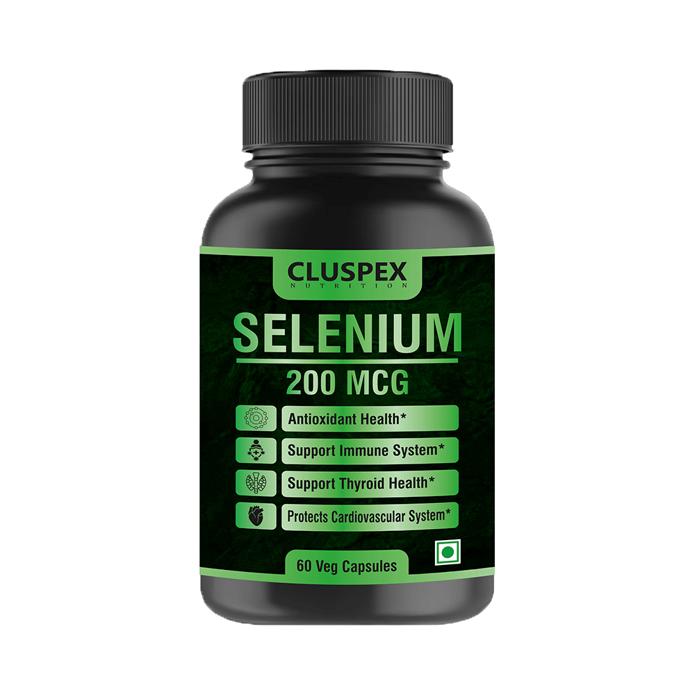 Cluspex Nutrition Selenium 200mcg Veg Capsule
