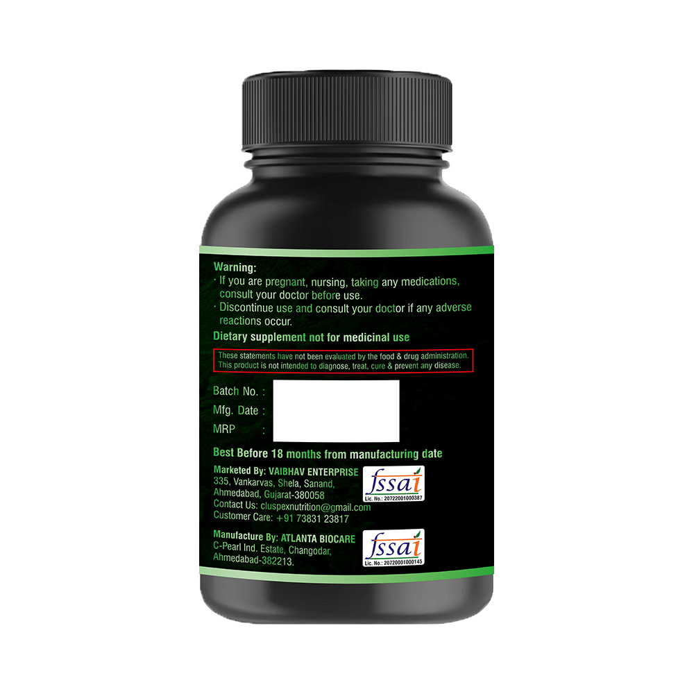 Cluspex Nutrition Selenium 200mcg Veg Capsule - Image 3