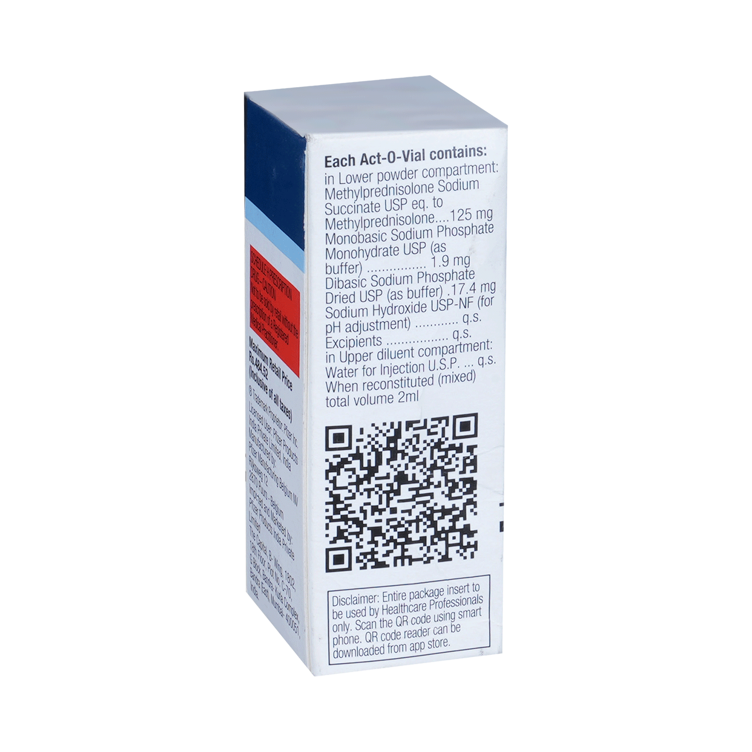 Solu-Medrol 125mg Injection - Image 4