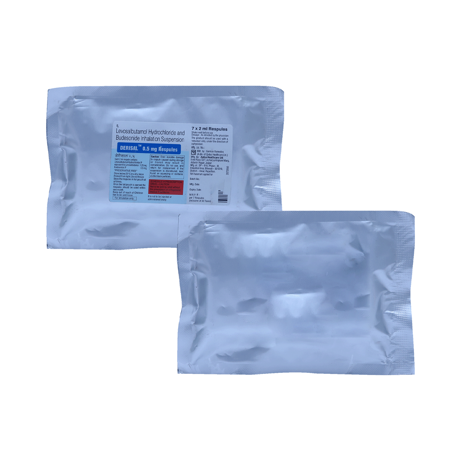 Derisal 0.5mg Respules 2ml