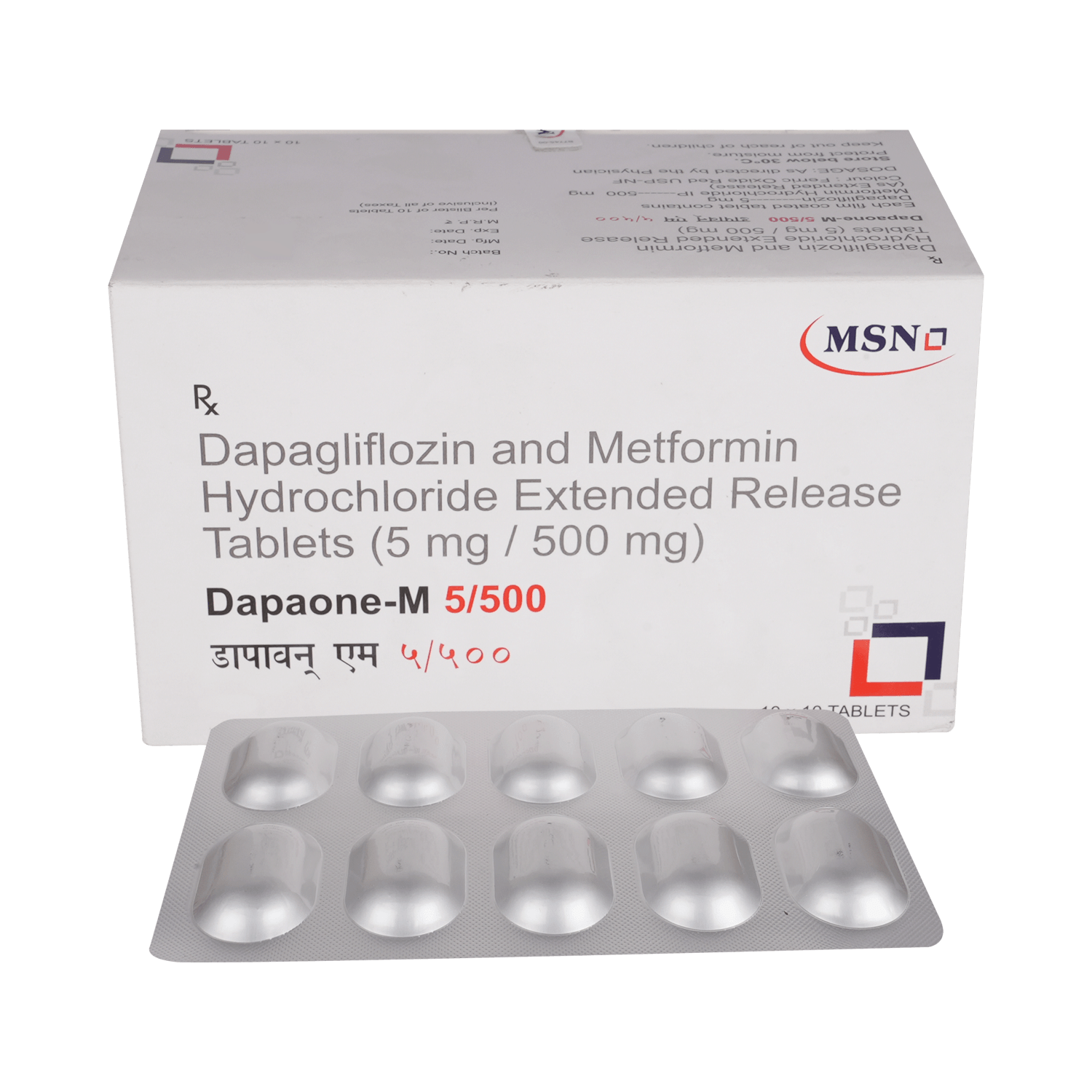 Dapaone-M 5mg/500mg Tablet